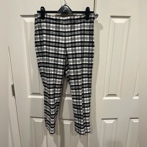 Talbots petites plaid ankle pants